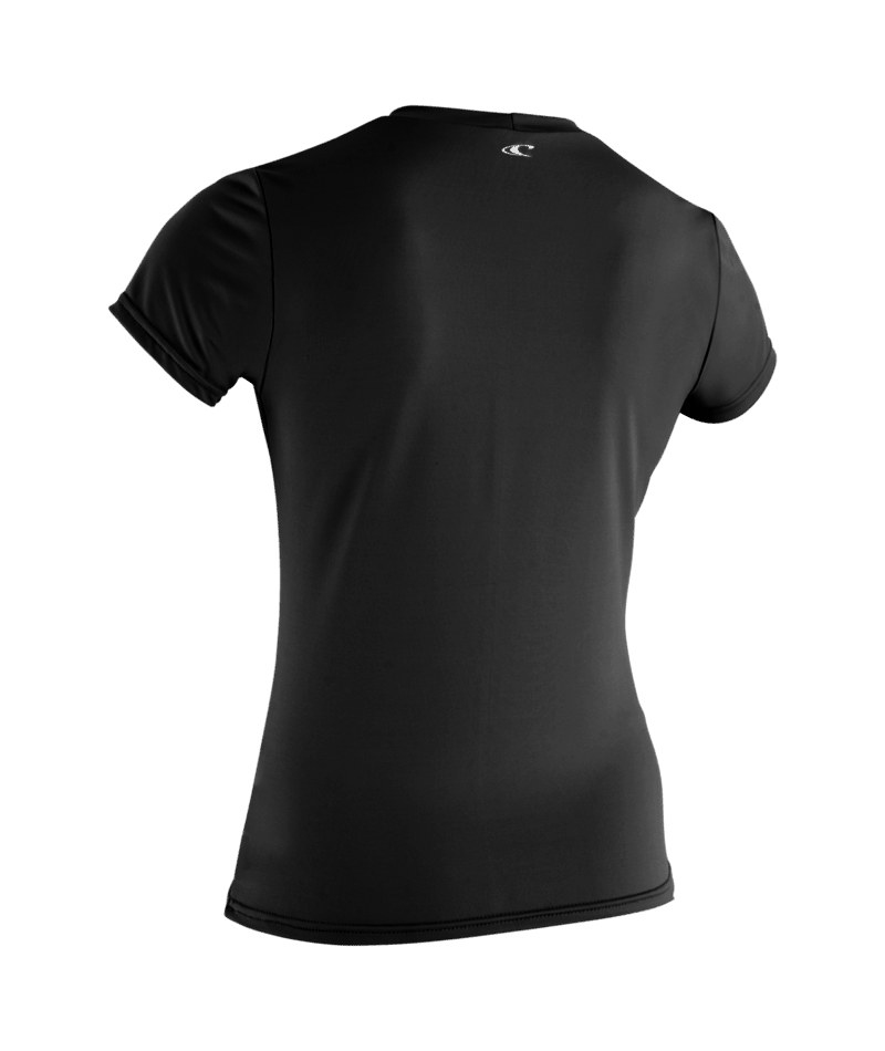Wms Basic Skins S/S Sun Shirt- BLACK