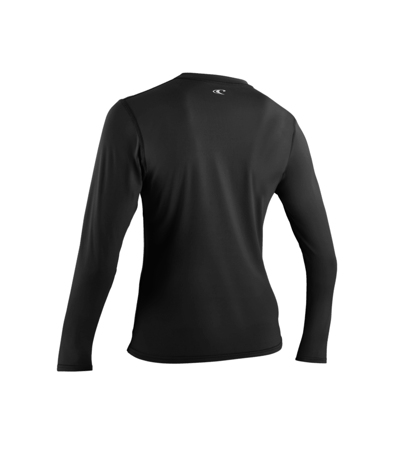 Wms Basic Skins L/S Sun Shirt- BLACK