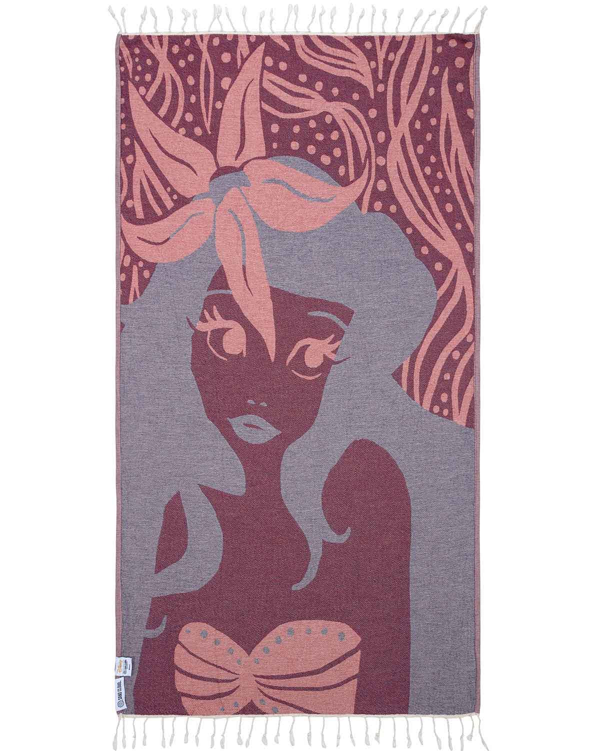 Ariel Little Mermaid Kids Beach Towel