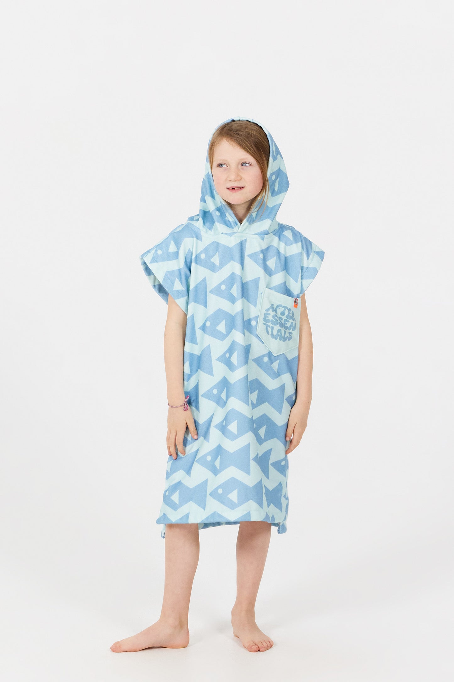 Babies Poncho - Square Fish
