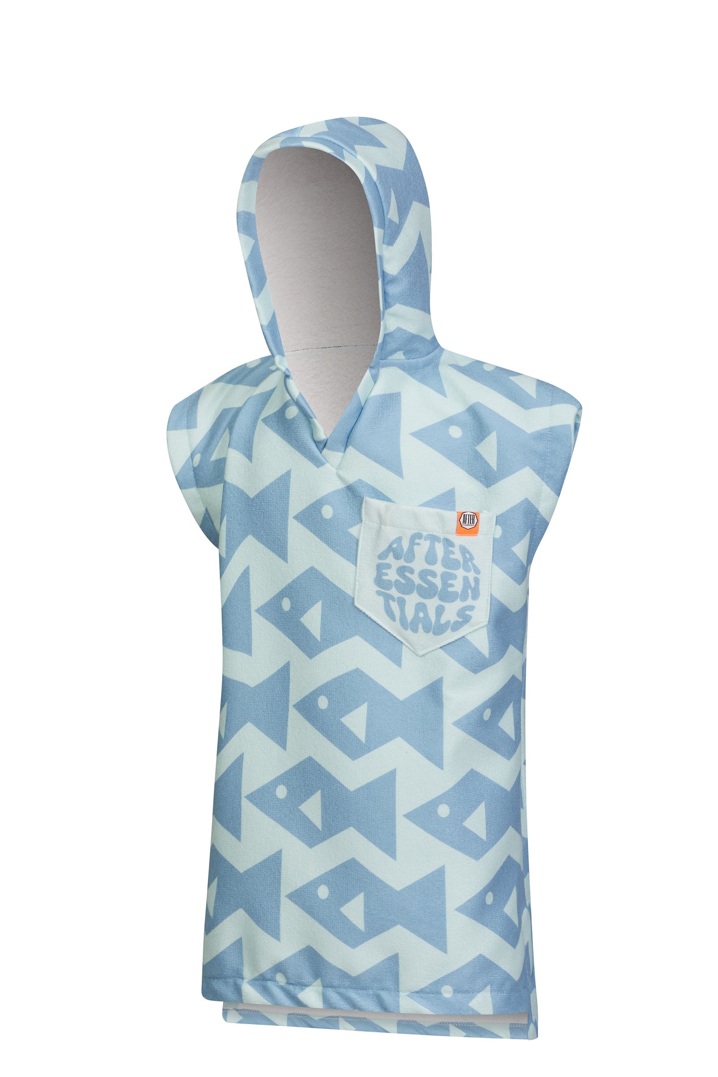 Babies Poncho - Square Fish