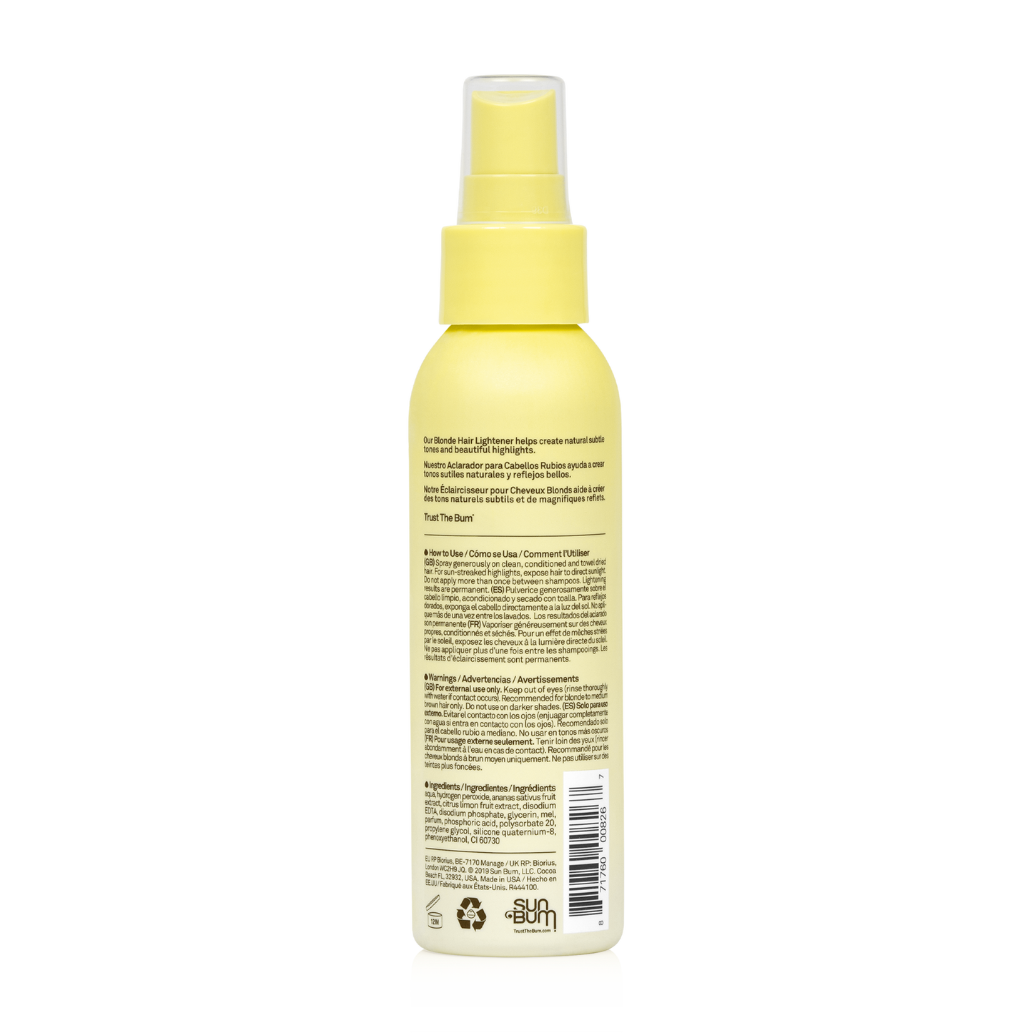 Sun Bum Blonde Hair Lightener