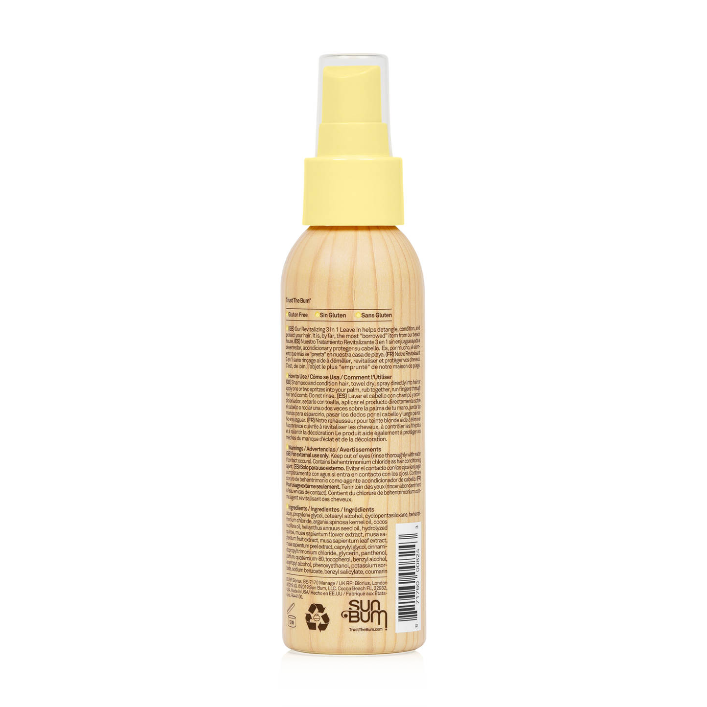 Sun Bum Revitalizing 3 In 1 Leave In Conditioner