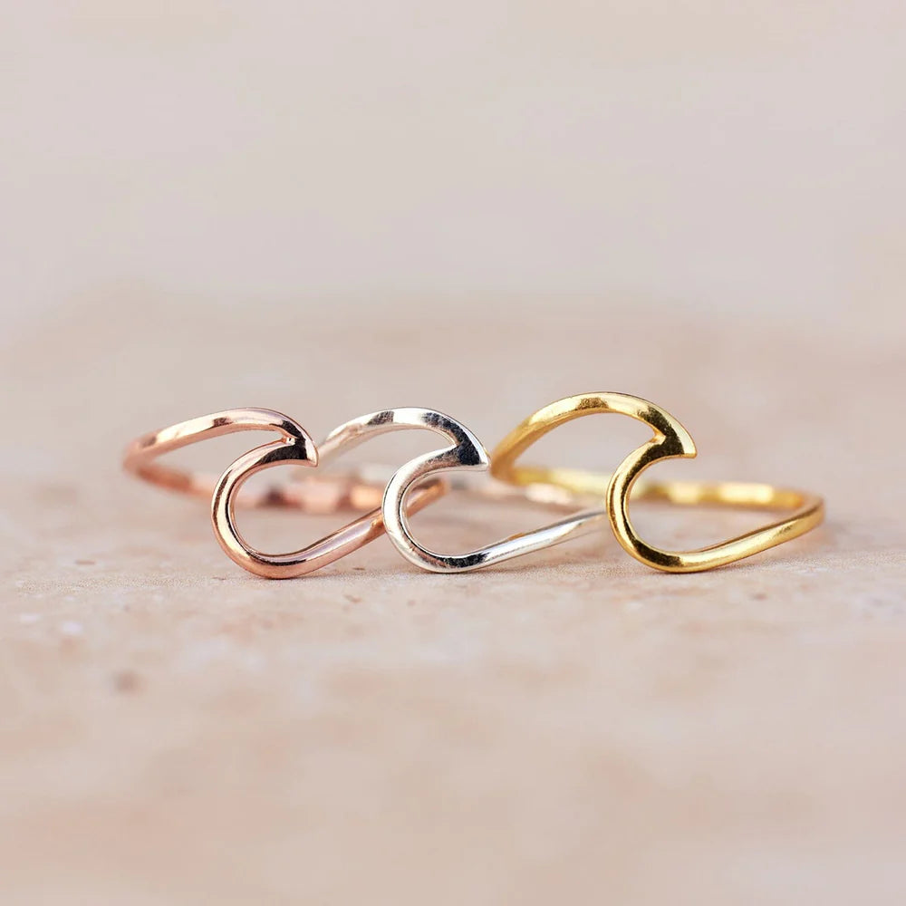 Wave Ring Gold