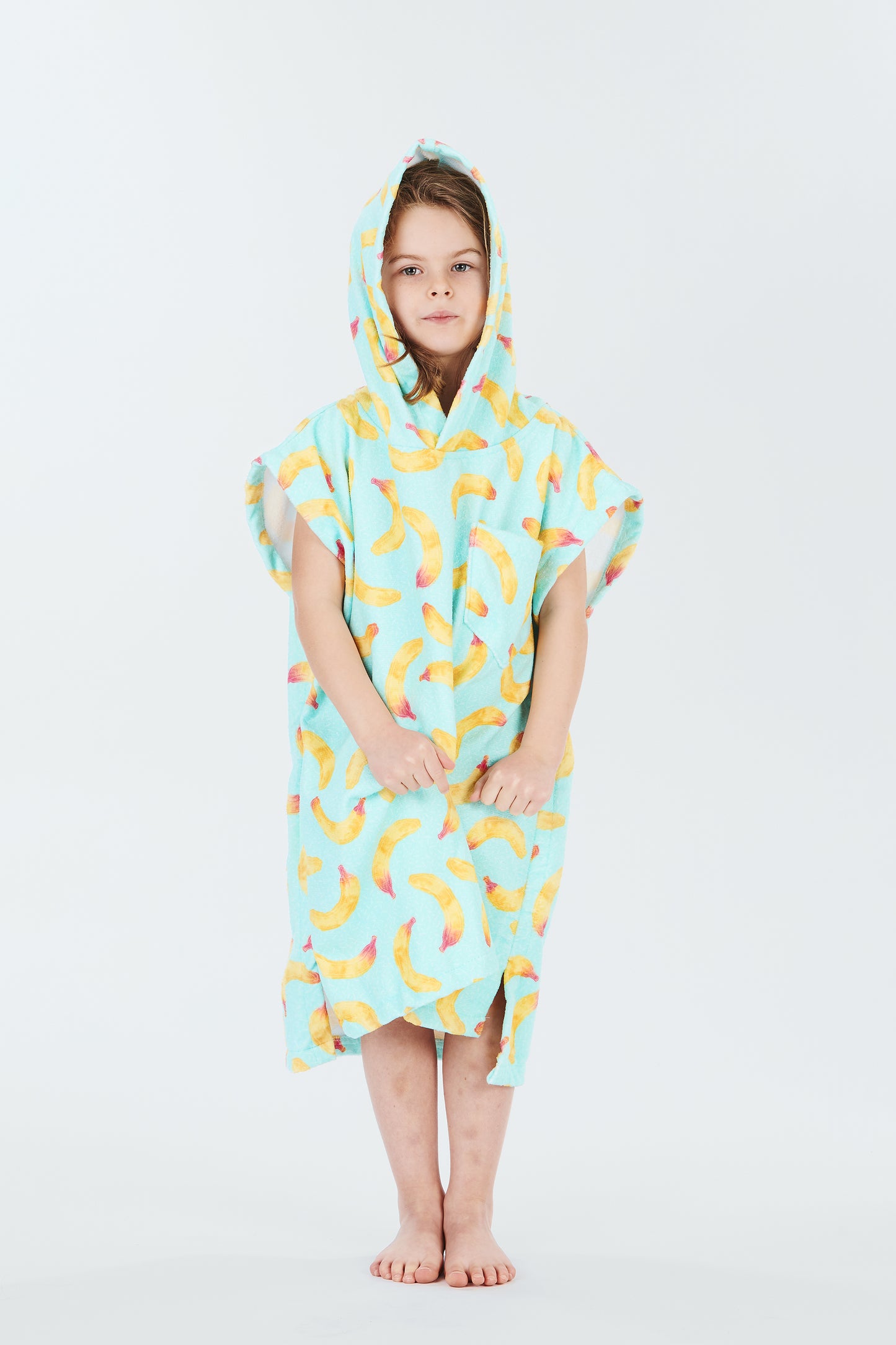 Kids Poncho - Banana Stain