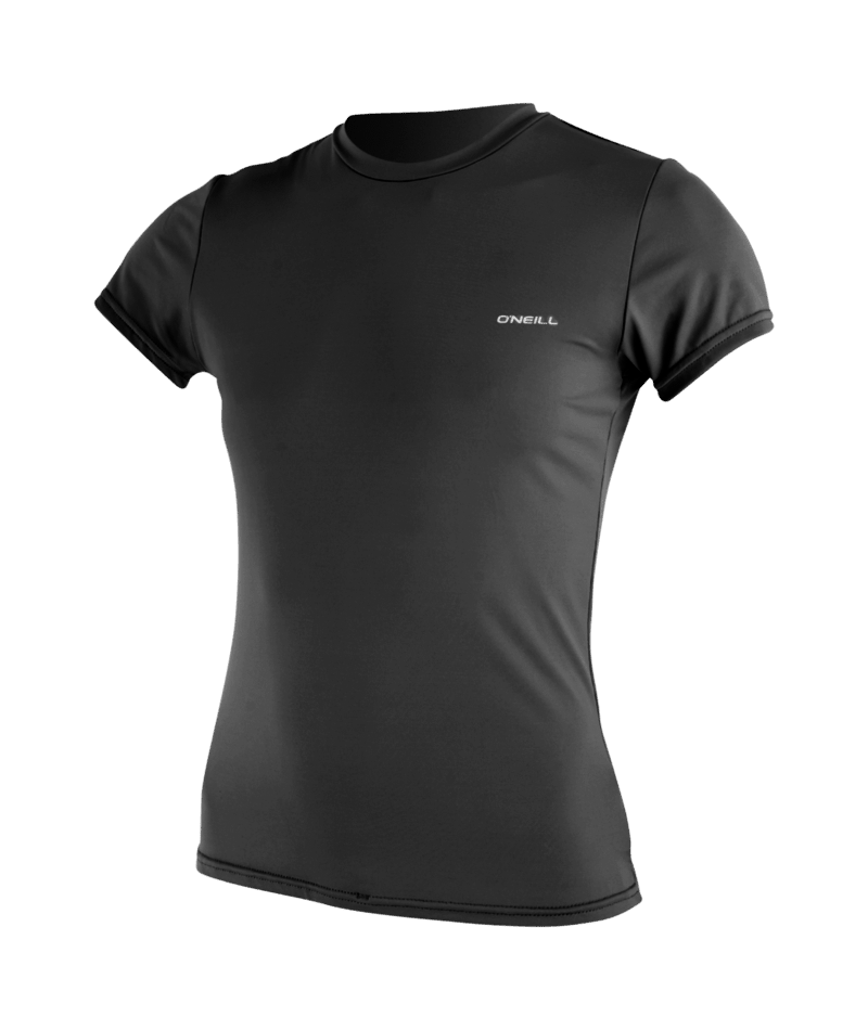 Wms Basic Skins S/S Sun Shirt- BLACK