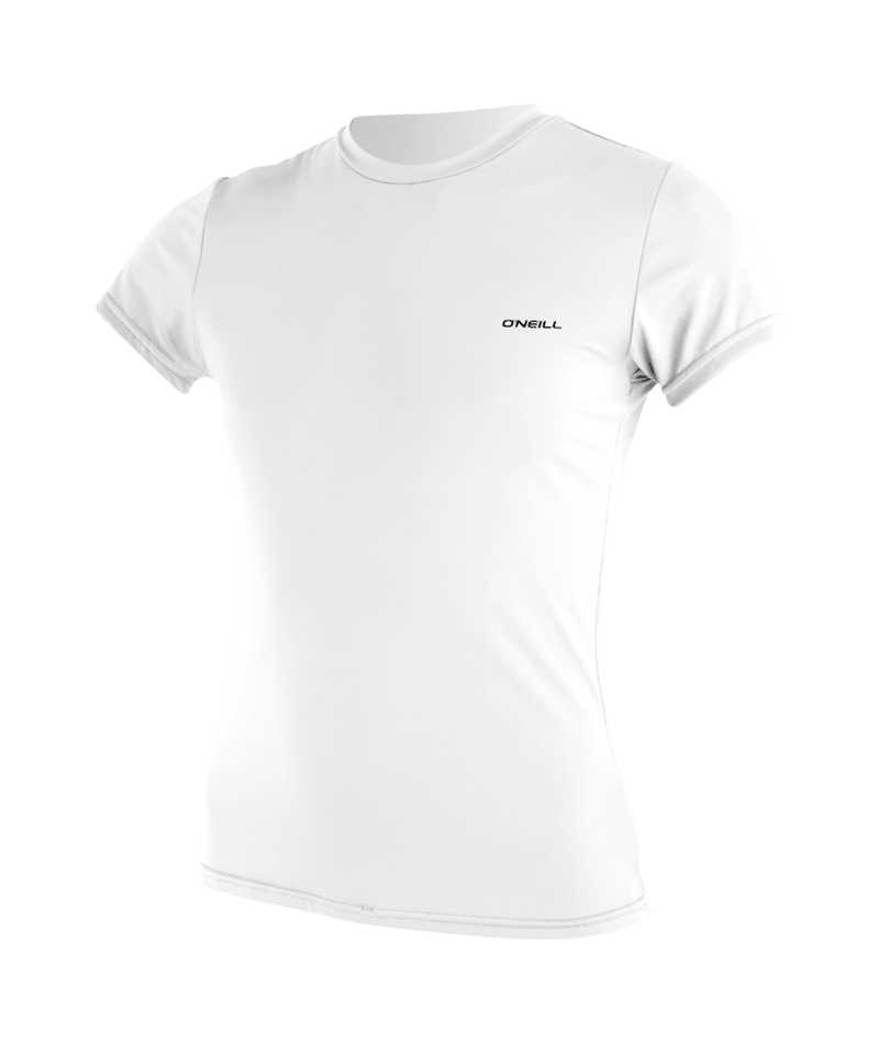 Wms Basic Skins S/S Sun Shirt- WHITE