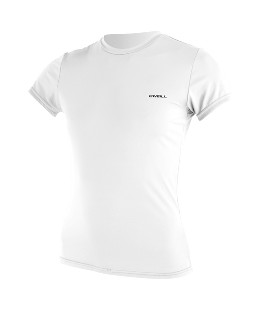 Wms Basic Skins S/S Sun Shirt- WHITE