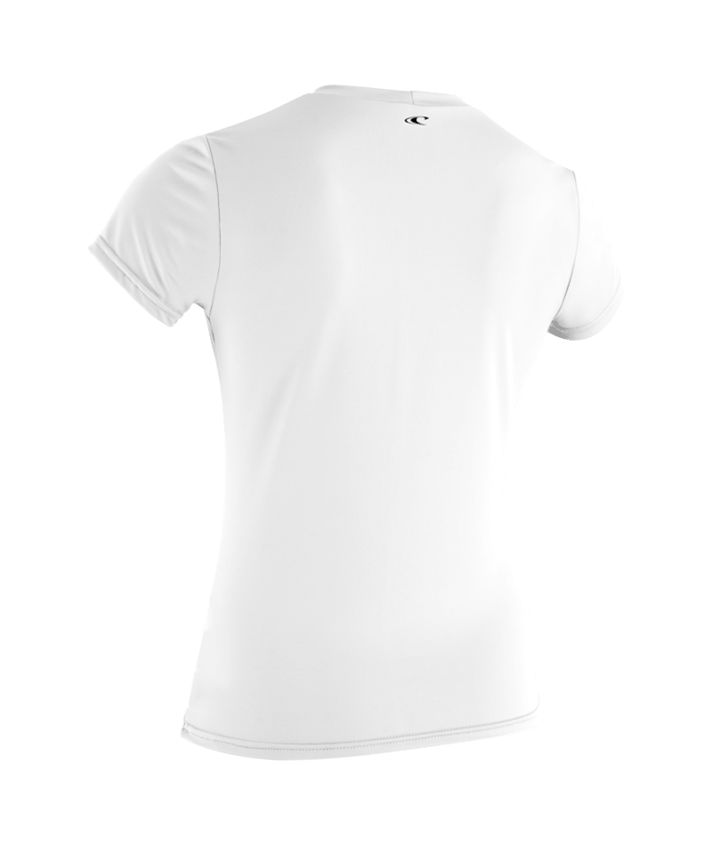 Wms Basic Skins S/S Sun Shirt- WHITE