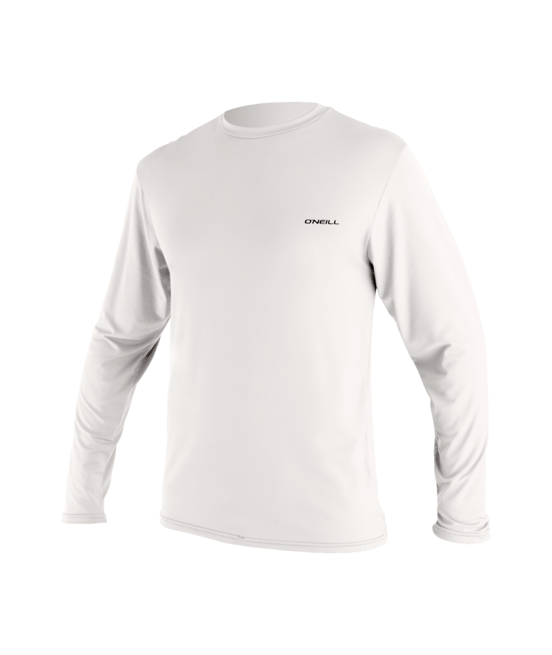 Basic Skins L/S Sun Shirt- WHITE