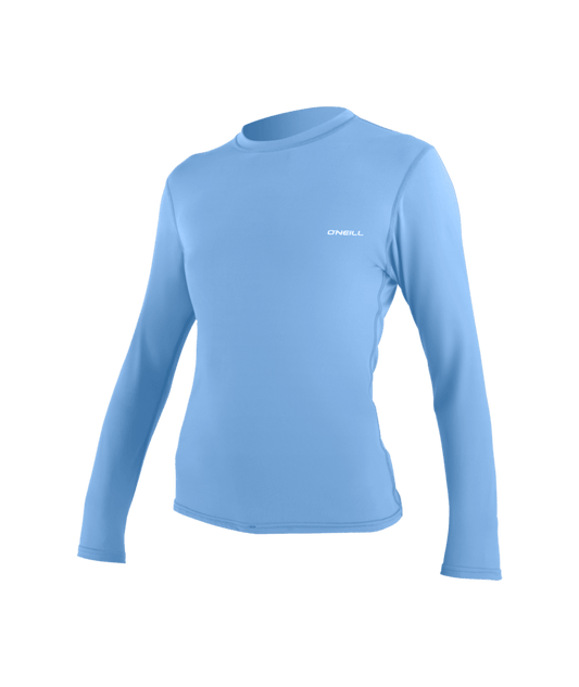 Wms Basic Skins L/S Sun Shirt- AZURINE