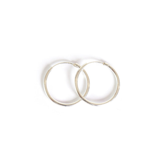 Silber Kreolen small