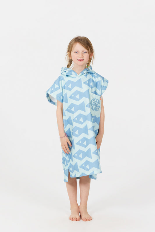 Babies Poncho - Square Fish