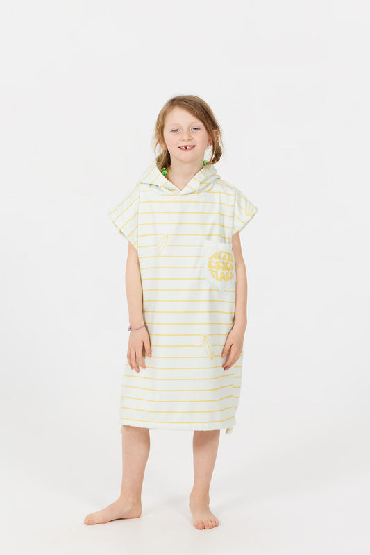 Toddler Poncho - Surf Stripes