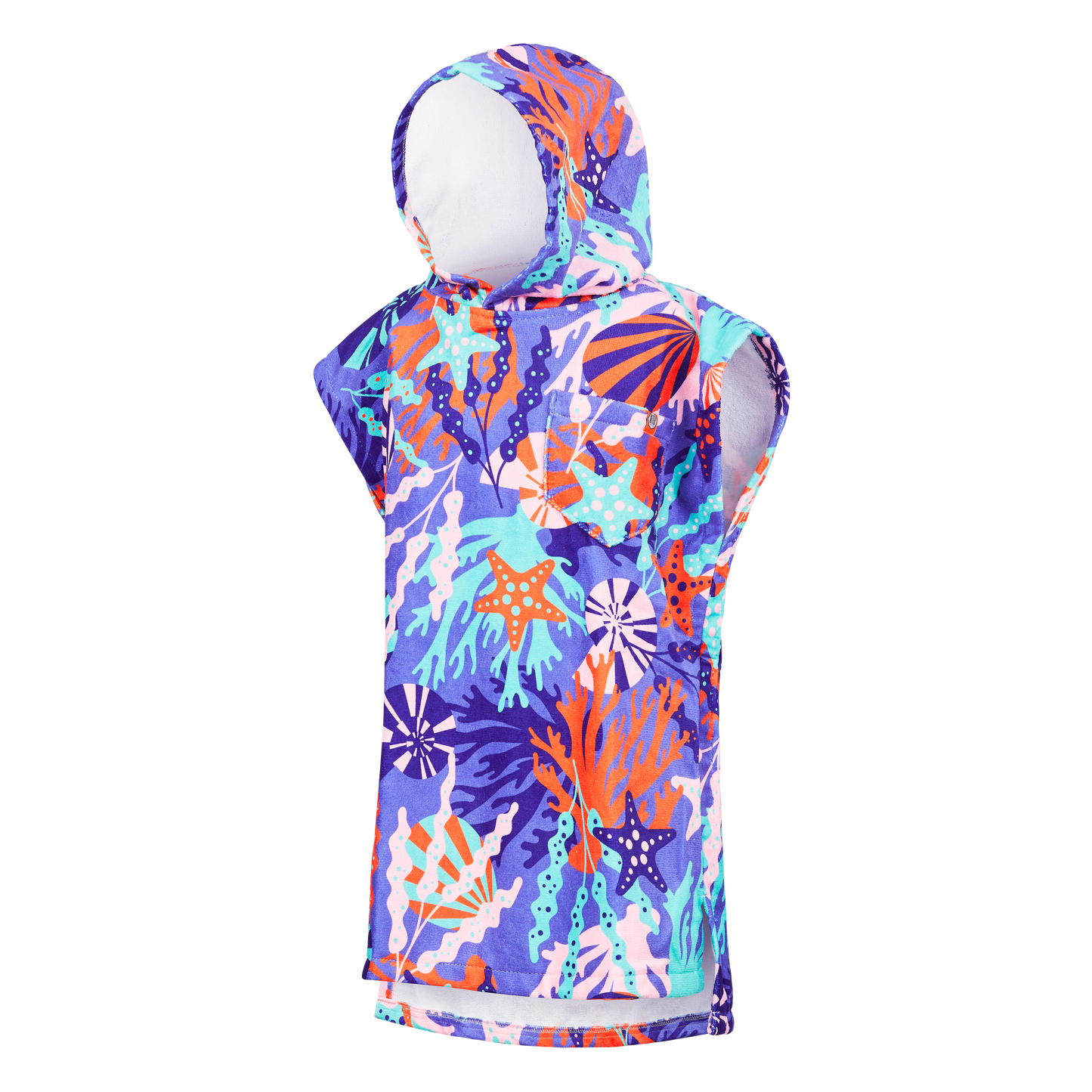 Kids Poncho - Coral Reef